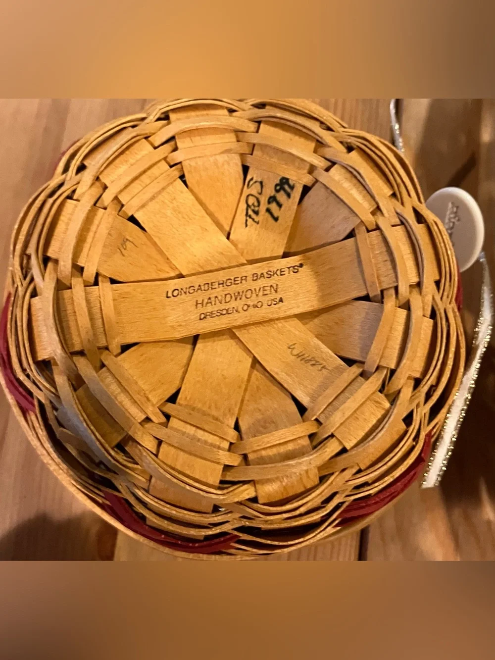 EUC Longaberger Woven Basket Lot of 11 items (see below description) make offer